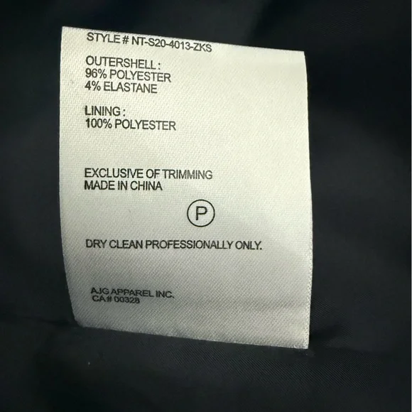 SPRING COAT, Melanie Lyne Novelti navy coat. - Picture 12 of 12